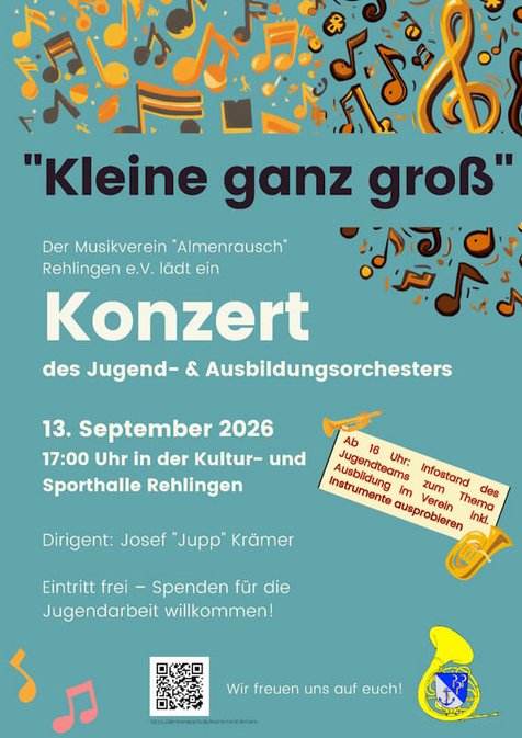 Plakat Jugendkonzert 2026 Plakat Jugendkonzert 2026